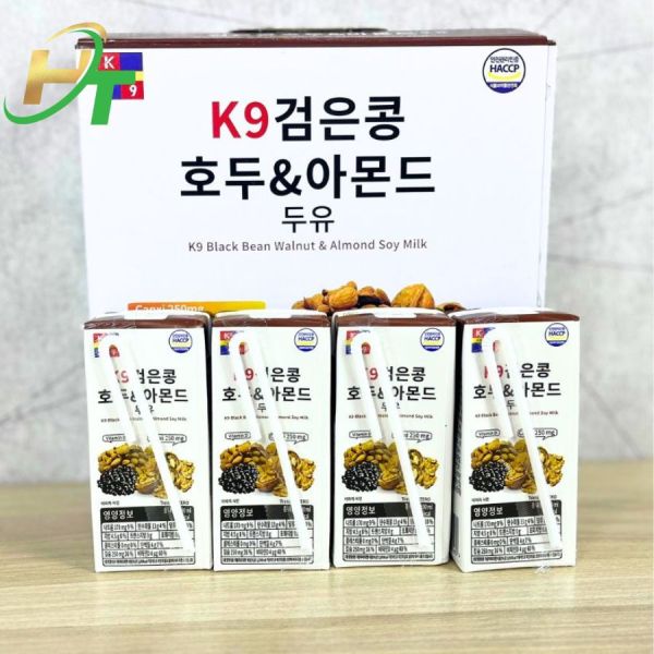 SỮA HẠT NGŨ CỐC K9 HÀN QUỐC - ÓC CHÓ, HẠNH NHÂN, ĐẬU ĐEN