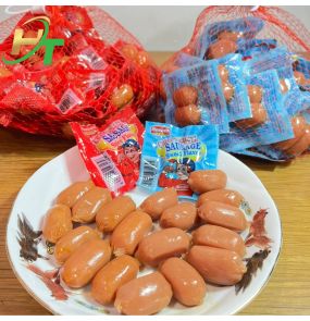 XÚC XÍCH VIÊN MINI REECEN 2 VỊ (NGỌT, CAY) (500GRAM/50 GÓI)